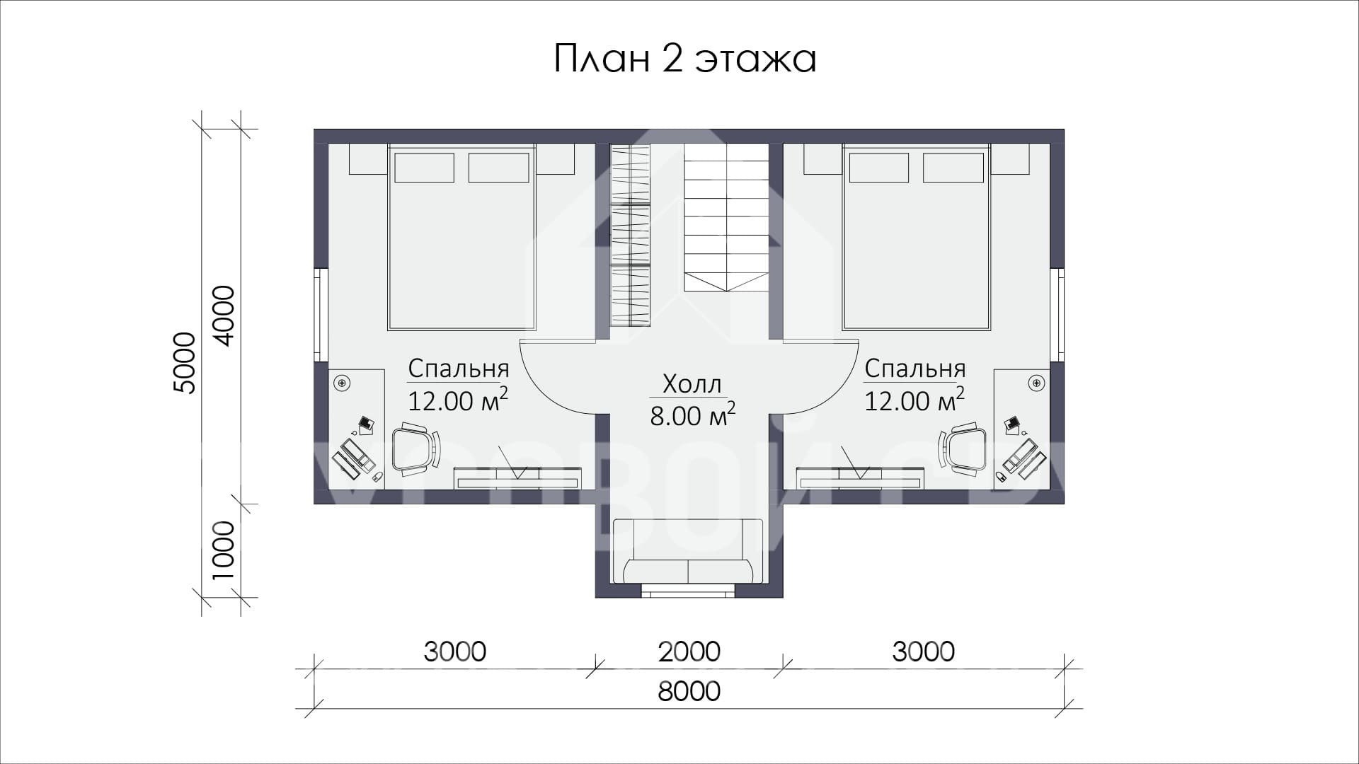 Проект КД-23 - планировка 2