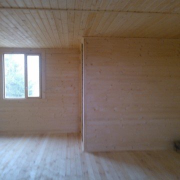 Как деревянный дом выглядит изнутри - 1