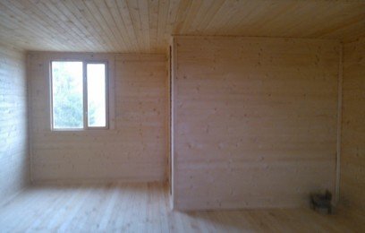 Как деревянный дом выглядит изнутри