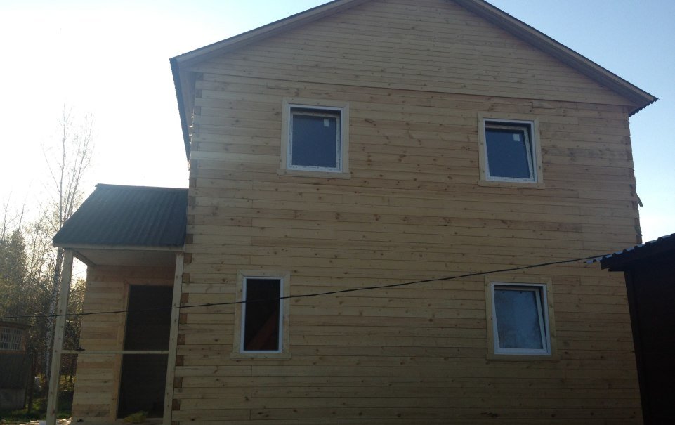 Двухэтажный деревянный дом из бруса (сундучок) - 8