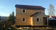 Двухэтажный деревянный дом из бруса (сундучок) - миниатюра 5