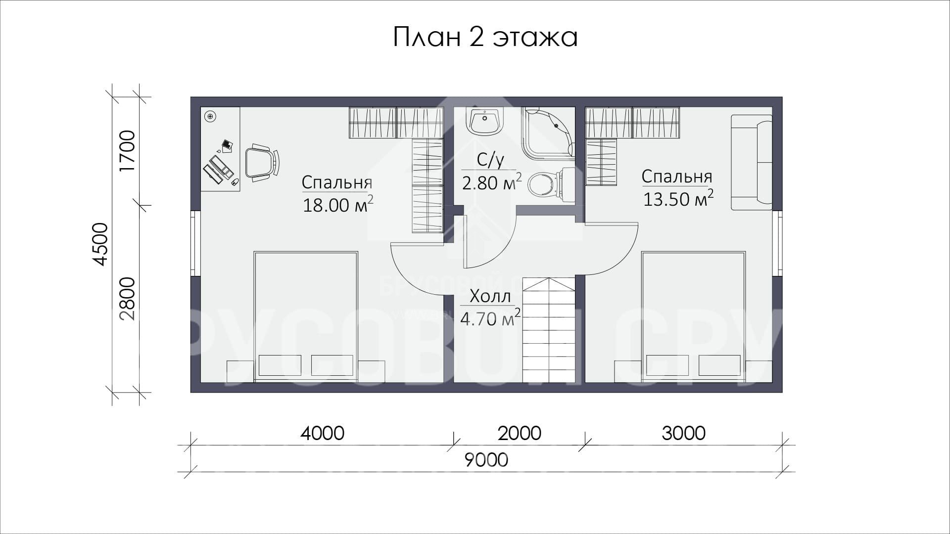 Проект КД-31 - планировка 2