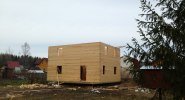 Двухэтажный деревянный дом из бруса (сундучок) - миниатюра 3